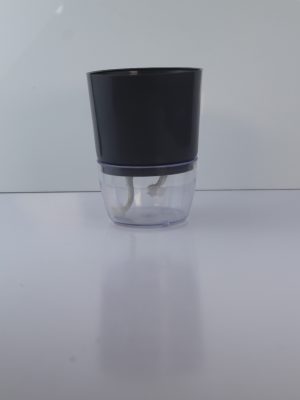 Black Self-Watering Tabletop Pot — Pot Only