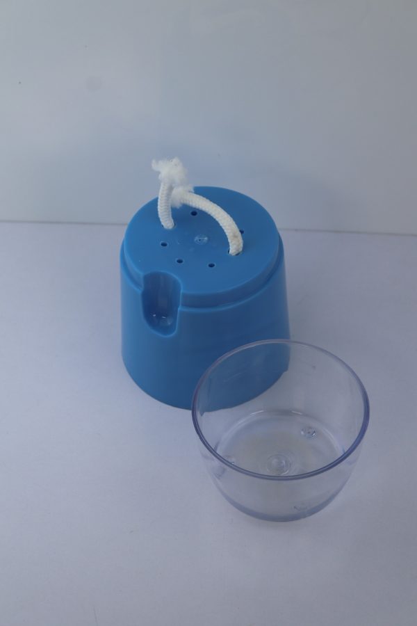 Orange Self-Watering Tabletop Pot — Pot Only