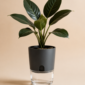 Philodendron Burle Marx in Self-Watering Pot