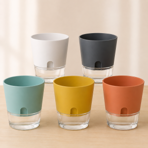 Set of 3 Self-Watering Pots — Pots Only