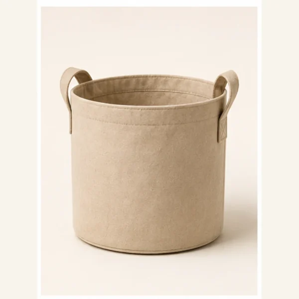 Beige Fabric Grow Bag available online from PlantFinds Pakistan