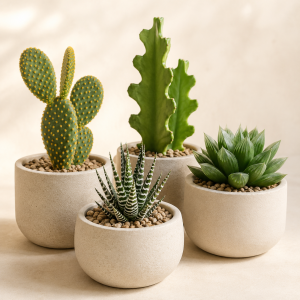 Cactus plants for sunny indoor and outdoor spaces in Pakistan