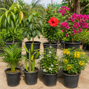 Outdoor plants for balconies rooftops and gardens in Pakistan